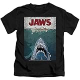 Jaws Lined Poster Little Boys Shirt