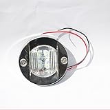 X-Haibei Boat Navigation Stern Light Marine RV Interior Courtesy Cabin Walkway Flush Mount White LED Light Round Dia. 75mm