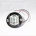 X-Haibei Marine Boat RV Interior Courtesy Cabin Walkway Flush Mount White LED Light Round Dia. 75mm