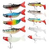 Soft Fishing Lures for Bass Jig Head Fishing Soft