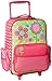 Stephen Joseph Kids' Little Girls Classic Rolling Luggage, Flower, 14.5x8.5x18