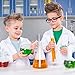 Lab Coat for Kids Scientist Costume with Goggle and Personalized ID Card for Science Projects and Experiments (5-8 Years)