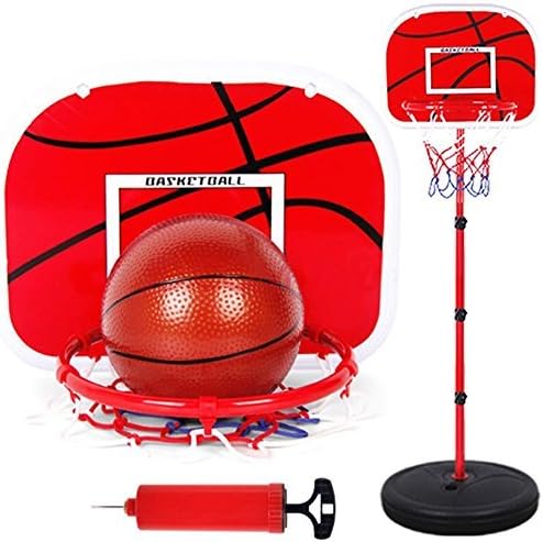 Nukied Kids Sports Outdoor Indoor Toy Adjustable Basketball Back Board Hoop Toys Games Set