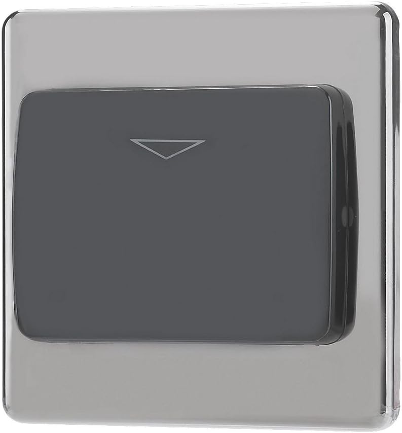 LAP Raised Rounded Key Card Switch Black Nickel