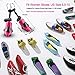 Bontip Shoe Stretcher, Pair of Professional 4-Way Shoe Stretchers Tough Plastic Shoe Trees Widener Expanders Stretch Length Width Height (Pink)