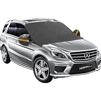 Coindivi Car Windshield Snow Cover with Mirror Covers, Magnetic Frost Guard Windshield Cover for Most Vehicles, Snow Windshield Cover Protect The Windshield and Wiper from Ice,Snow, Frost