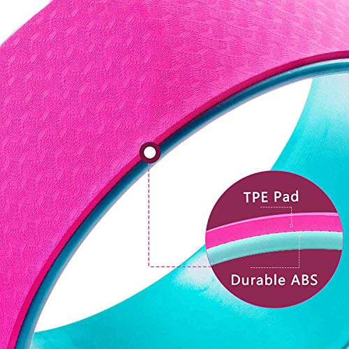 image for YEEYOUNG Yoga Wheel,Yoga Circle for Stretching and Improving Backbends