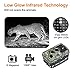 ENKEEO PH760 Trail Game Camera 16MP 1080P HD Wildlife Hunting Cams 47pcs 850nm IR Night Vision IP56 Water Resistant with 0.2s Trigger Time 2.4