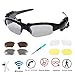 Wireless Sunglass,WONFAST Bluetooth Sunglasses Music Handfree Headset Stereo Headphone for Smart Phone Bluetooth devices + Free Replaceable 3 Pair Lens(Yellow,Brown,Clear)(N-Black)