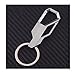 Iuhan® Fashion Black Keyfob Car Keyring Keychain Key Chain Ring Men's Business Style (White)