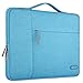 MOSISO Laptop Sleeve Compatible with MacBook Air/Pro Retina, 13-13.3 inch Notebook,Compatible with MacBook Pro 14 inch 2021 2022 M1 Pro/Max A2442,Polyester Multifunctional Briefcase Bag, Sky Blue