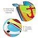 Ship Shape Bath Toy Organizer - Bath Toy Storage for Kids, Toddlers and Infants (Boys & Girls): Biggest Bath Toy Net for Baby Bath Toys by MotherStar