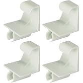 HV Shutter Holdback Clips for 1/2" Accordion Shutter Track | Heavy Duty Hurricane Storm Accordion Shutters Hardware Window Locking Clip, Accordion Hurricane Window Clips 4 Pack