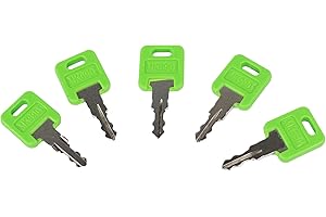 GRADORA RV MK9901 & 6601 Custom Cut Key Replacement for FIC Code 9901 6601 Motorhome Green Key (Pack of 5)