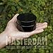 Masterdam Jars 50ml StashShield Ultraviolet Glass Jar - Smell-Proof Ultraviolet Storage Refillable Stash Jar Container Low Profile