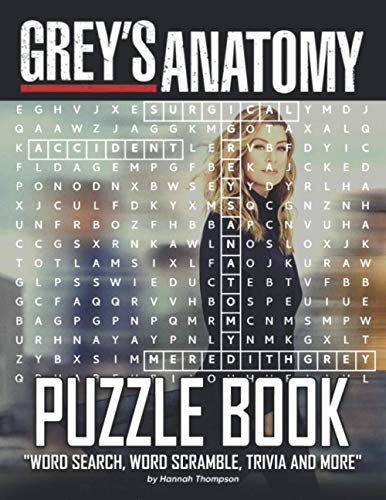Grey's Anatomy Puzzle Book: Grey's Anatomy Crossword, Word Search, Word ...