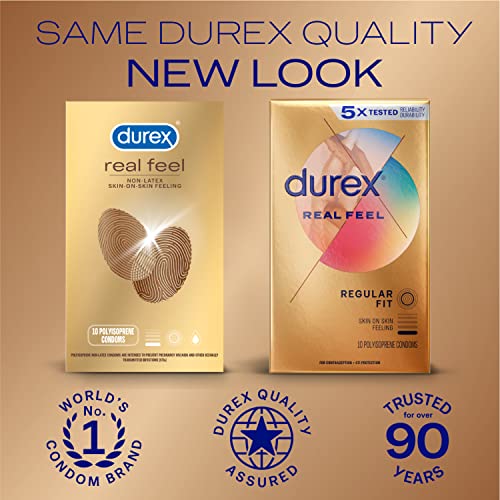 Durex Avanti Bare Real Feel Condoms, Non Latex Lubricated Condoms for ...