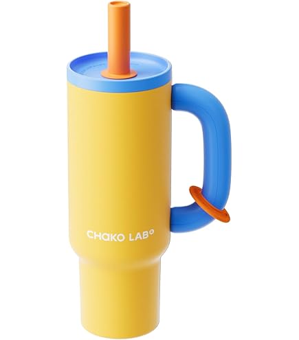 CHAKO LAB Insulated Travel Coffee Mug, Double vacuum wall,Easy to