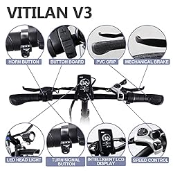 VITILAN V3 Electric Bike for Adults 20 inch Folding
