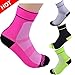 Gosuban Low Cut Compression Sock for Women and Men Plantar Fasciitis Sock Heel Ankle & Arch Support(Pink,Medium)