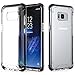 Galaxy S8 Plus Case, MoKo Crystal Clear TPU Bumper Gel Case Shockproof TPE Edge + Rigid PC Hard Back Cover for Samsung Galaxy S8 Plus 6.2 Inch (2017) - Black