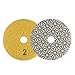 GoYonder 4 Inch Wet or Dry Diamond Polishing Pads Set of 3pcs, Stone Granite Polish Pad Kit 50-6000 Grit Polishing Pad for Grinder, Polisher, Drill, 105mm Marble Polishing Pad in 3 Steps