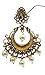 Satyam Kraft Women's Fashion Traditional Gold Chandbali Pearl Kundan Earrings Partywear Wedding Hangings Earrin Standard Golden