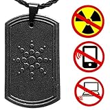 Black Tourmaline Crystal Necklace for EMF Protection with Volcanic Lava Black Stone - 3036 Negative Ions Anti Radiation Protection Pendant Necklace - Tourmaline Pendant Crystals and Healing Stones