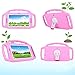 [Upgraded] 7 Inch Kids Tablet PC, Andriod 7.1 Tablet with 1GB RAM 8GB ROM, Wifi, Bluetooth, Dual Camera, Kids Software iWawa Pre-Installed-Pink