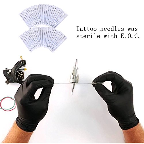 Tattoo Needles Yuelong 100pcs Mixed Tattoo Guns Needles 3rl 5rl 7rl