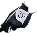 Premium Rain Grip Men's Golf Gloves 1 Pair, Hot Wet Weather No Sweat Glove for Serious Feel & Performance, Left Right Hand Black Gray White Blue Fit Size S M L XL 2XL 3XL (Dull Black, M/Large)