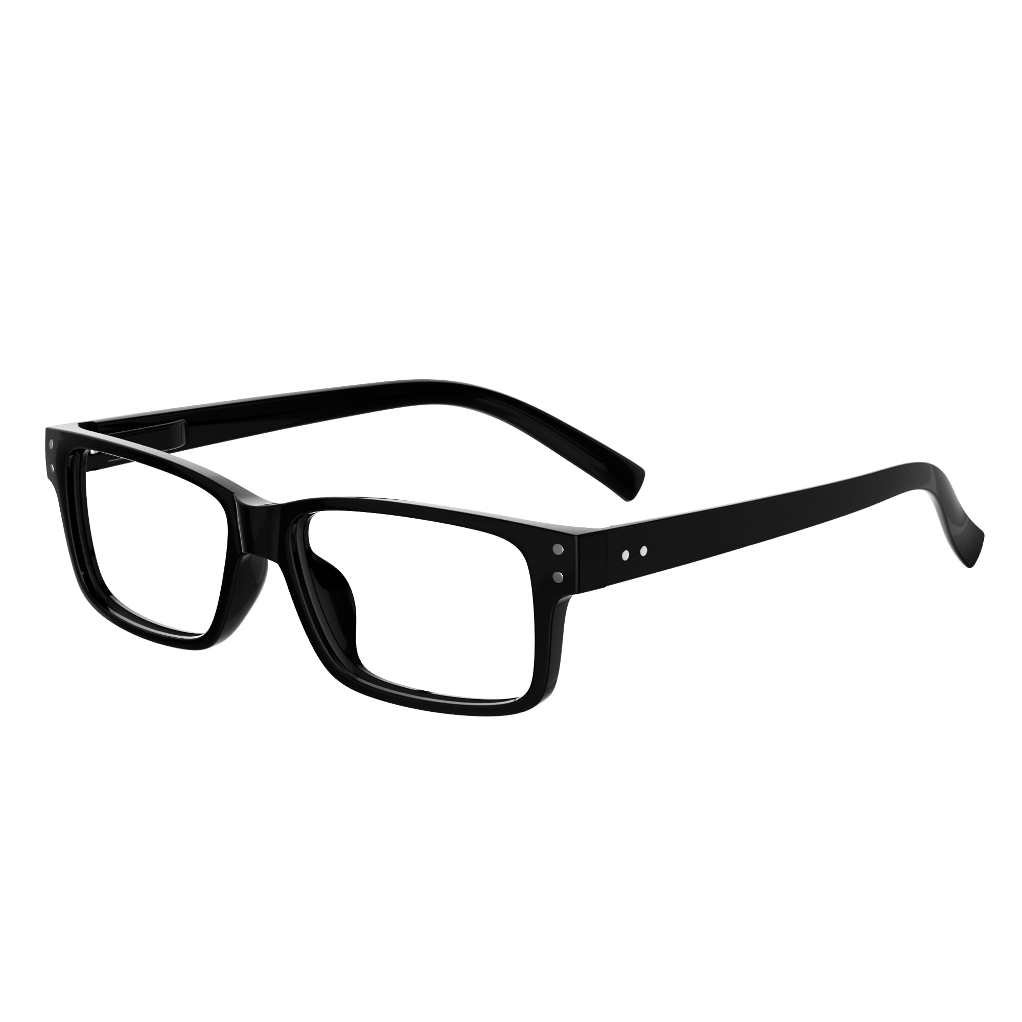 Eyekepper Spring Hinges Vintage Eyeglasses Men Black