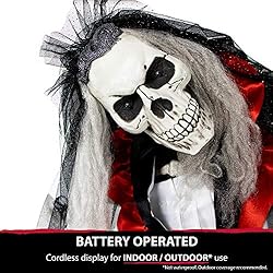 Haunted Hill Farm 65-in. Animated Moaning Skeleton