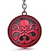 REINDEAR Marvel Avengers HYDRA Logo Symbol Metal Keychain US Seller (Red)