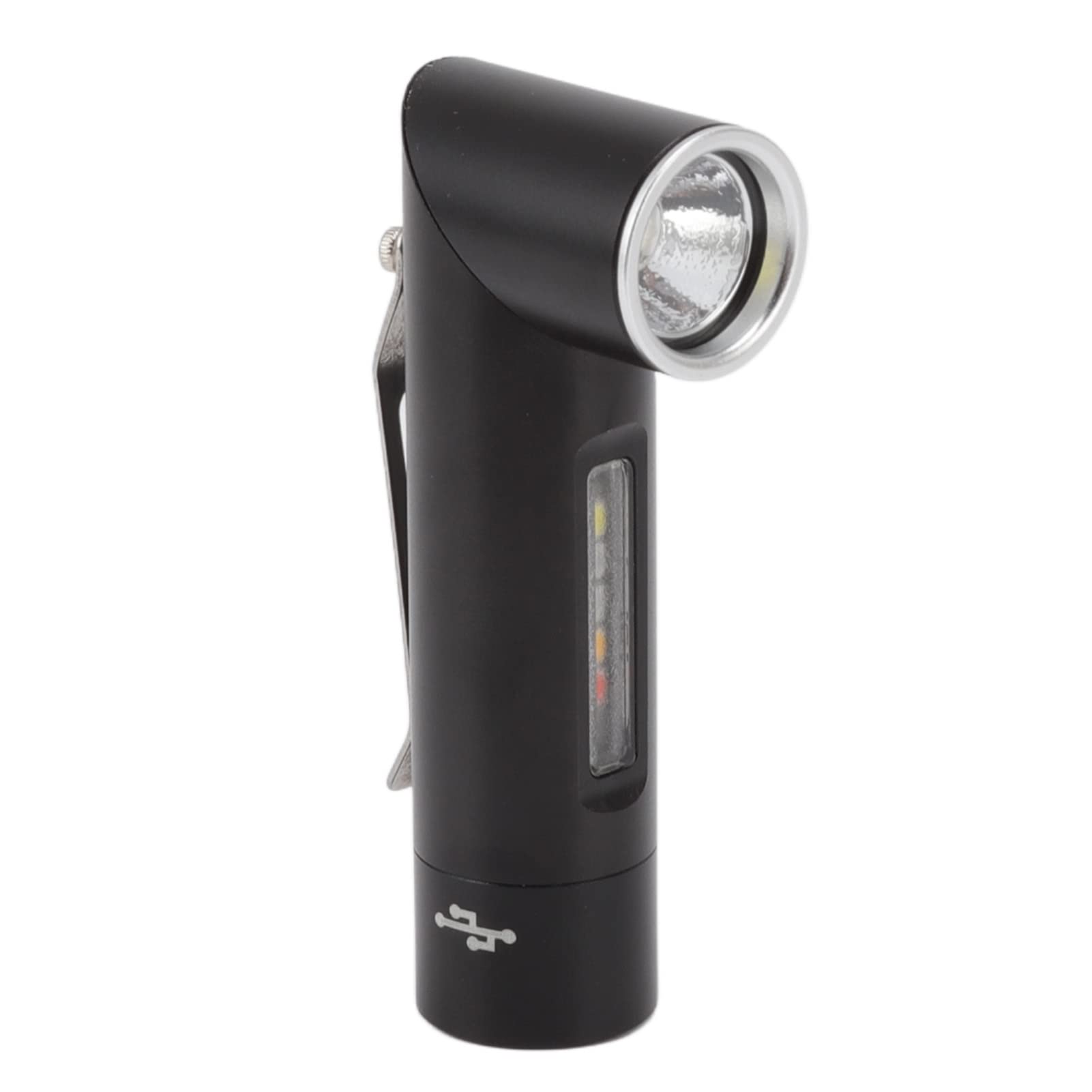 Flashlights, Rechargeable 500LM 90 Degree Mini LED Flashlights 11 Modes Bright Pocket Torch USB Charging, Aluminum Alloy IPX5 Waterproof Flashlights for Camping, Outdoor, Hiking