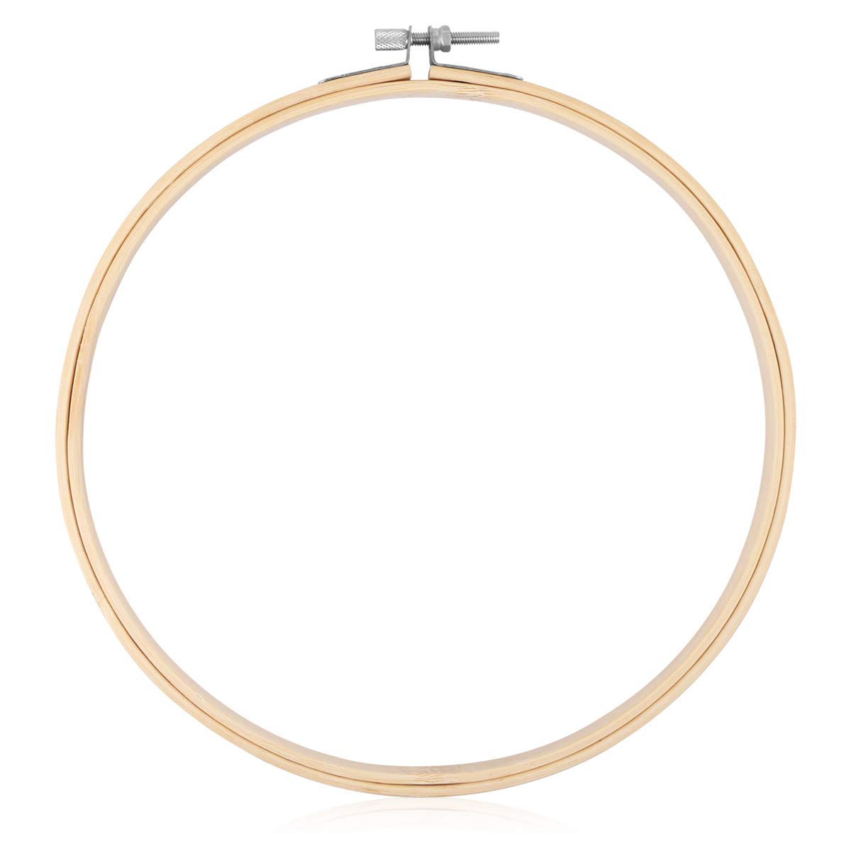 Photo 1 of Embroidery Hoop, KISSBUTY 7.9 inch/ 20cm Bamboo Embroidery Hoop Round Bamboo Circle Cross Stitch Hoop Ring for Art Craft Handy Sewing (1)