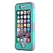 Asstar 3 in 1 Hard PC+ Soft TPU Impact Protection Heavy Duty Shockproof Full-Body Protective Case for Apple iPhone SE / iPhone 5 5S - Mint grey