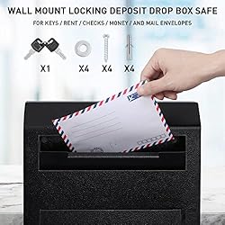 KYODOLED Depository Drop Safe Wall Mounted