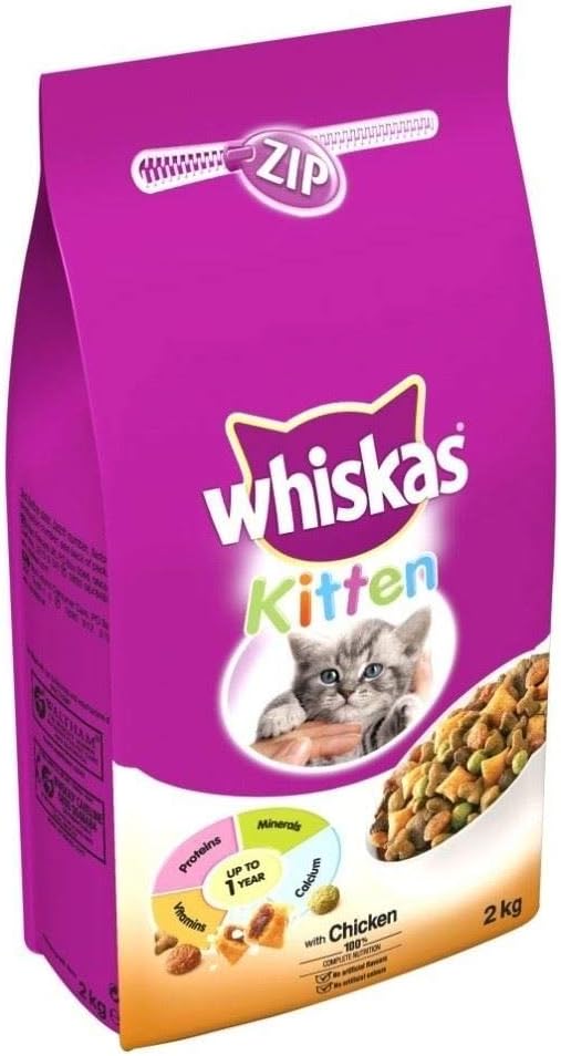 whiskas kitten dry food 2kg