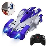 Toys for 5-8 Year Old Boys, Joyjam Wall Climbing Car RC Cars Stunt Vehicle Race Car, Boys Kids Toys 6-10 Birthday Gifts PQC Blue