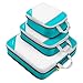 Gonex Packing Cubes, Travel Packing Organizers Compression Pouches L+M+S Blue