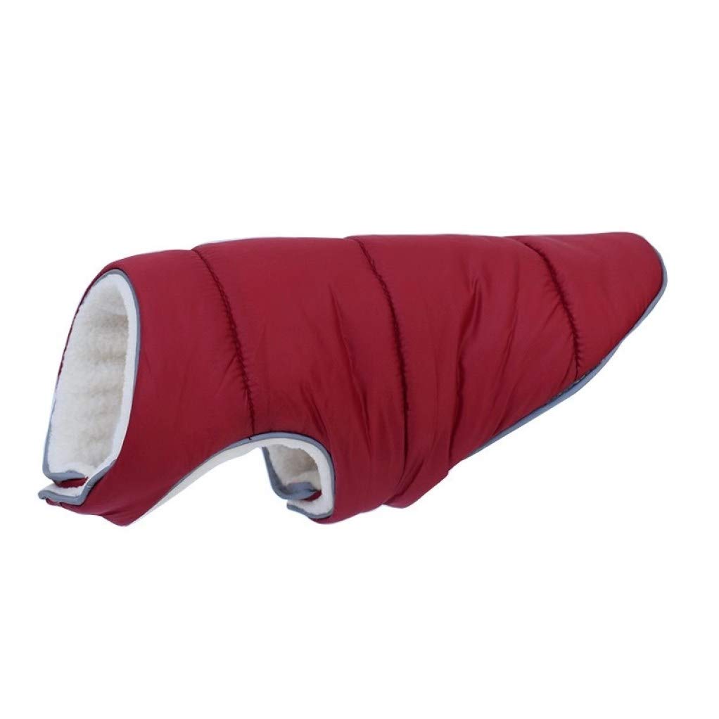 SENERY Plus Size Dog Winter Thicken Parkas Small Large Dogs Coats Reflective Pet Jackets French Bulldog Clothes