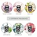 IDESION Scented Candle Gift Set, Aromatherapy Soy Candle Includes Rose, Vanilla and Lavender Fragrance 2.5Oz 10-15 Hours Burning Time/Cup for Stress Relief with Yoga Bath Sleep (6 Pack Black)thumb 1
