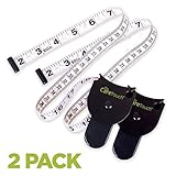 Care Touch Skinfold Body Fat Measuring Tape, Pack of 2