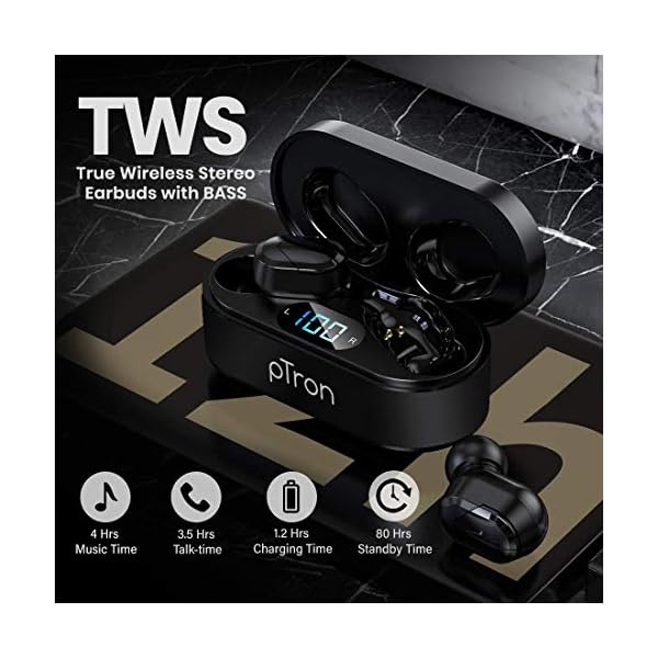 pTron Bassbuds Plus True Wireless 