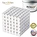 actoper Magnetic Cube 216pcs 5mm Magnets Blocks Multi-Use Square Cube Magnets Toy Stress Relief Toys for Kids