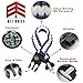 Beforce Multifunctional Casual Style Tactical Belt, Keychain, Fire Scraper, Compass, Whistle, Paracord. Tactical Belt + Survival Kit Best for Camping or Everyday Use