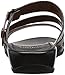 FitFlop Women's Gladdie Slide GLADIATOR Sandal, black/Tan, 8 M US