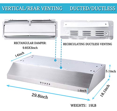 3 Kitchenexus+Stainless+ductless+Cabinet+Lighting