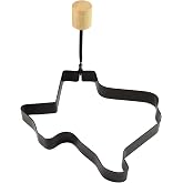 R&amp;M Texas Egg &amp; Pancake Ring 5.25" - Non-Stick State-Shaped Breakfast Mold for Eggs &amp; Pancakes